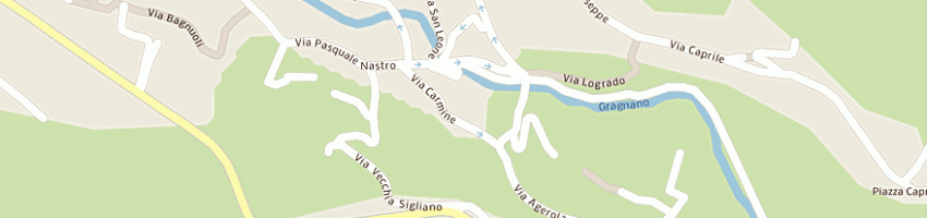 Mappa della impresa farmacia comentale snc di de paola giuseppe a GRAGNANO