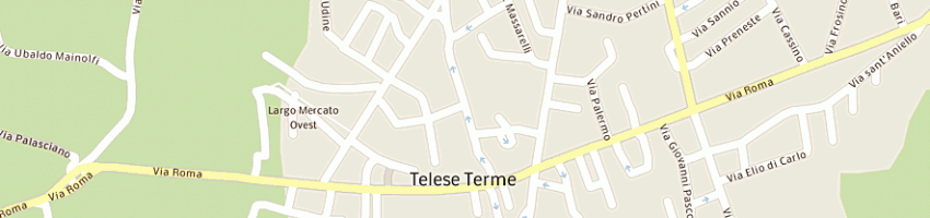 Mappa della impresa azienda sanitaria locale bn1 a TELESE TERME