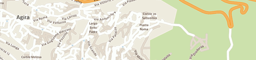 Mappa della impresa scibona cristofero a AGIRA