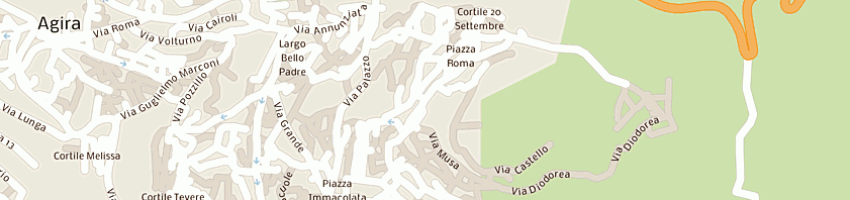 Mappa della impresa parrocchia s maria maggiore a AGIRA