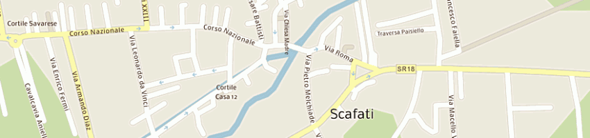 Mappa della impresa bar alba individuale a SCAFATI