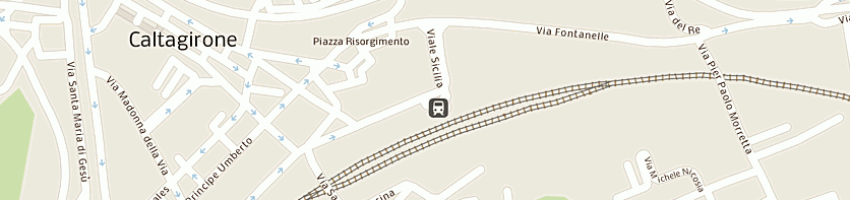 Mappa della impresa gulino giacomo a CALTAGIRONE