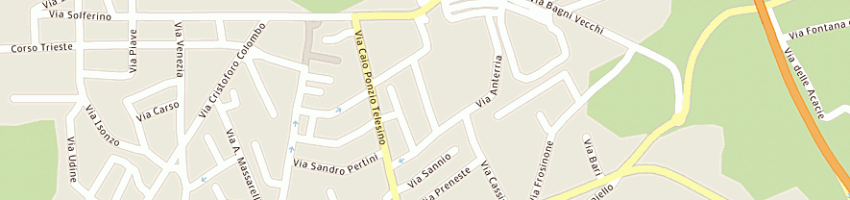 Mappa della impresa studio notarile dott claudio cusani a TELESE TERME
