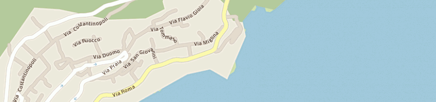 Mappa della impresa hotel onda verde srl a PRAIANO