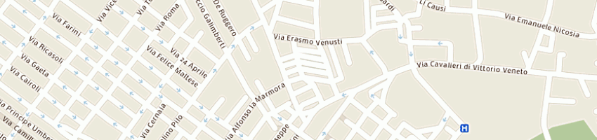 Mappa della impresa agenzia automobilistica fiorini sas a RAGUSA