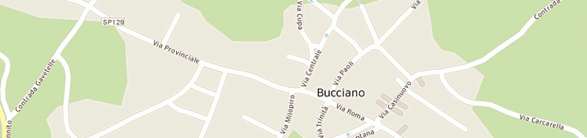 Mappa della impresa oropallo giuseppe a BUCCIANO