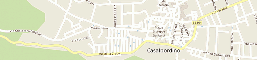 Mappa della impresa agenzia di prospero angela anna a CASALBORDINO