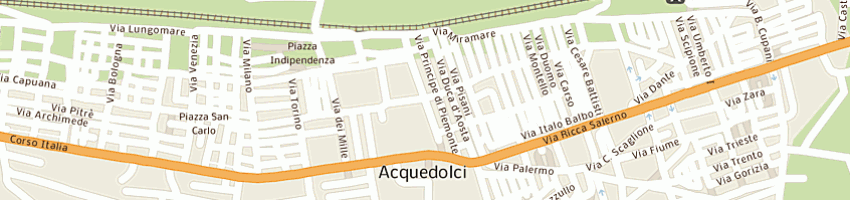 Mappa della impresa comune acquedolci a ACQUEDOLCI