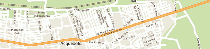 Mappa della impresa blancuzzi alfredo a ACQUEDOLCI