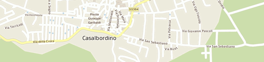 Mappa della impresa esplodenti sabino srl a CASALBORDINO