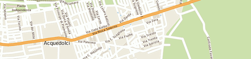 Mappa della impresa salanitro filadelfio a ACQUEDOLCI