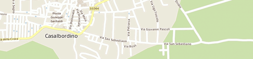 Mappa della impresa bucciarelli giulio a CASALBORDINO