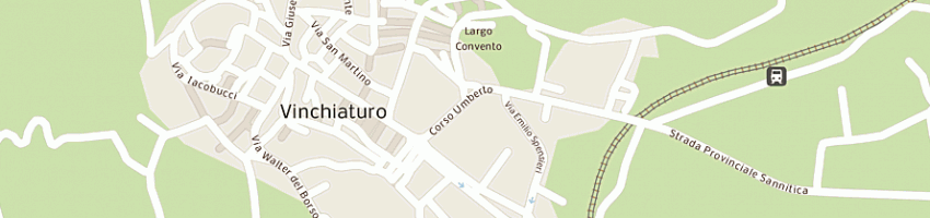 Mappa della impresa caporaso michele e c snc a VINCHIATURO