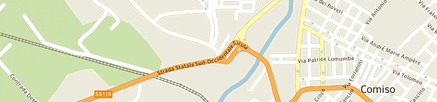 Mappa della impresa fracura srl a COMISO