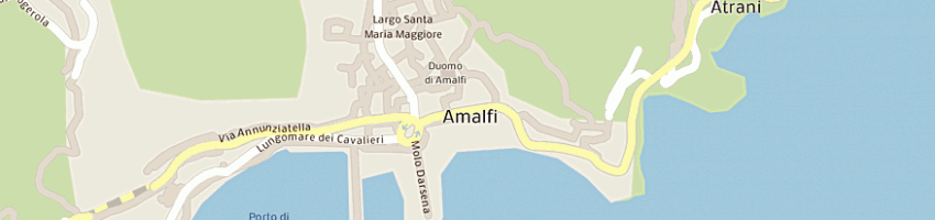 Mappa della impresa bar gran caffe' la grande mela srl a AMALFI