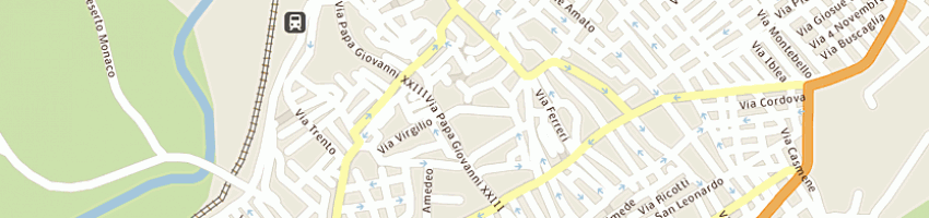 Mappa della impresa vittoria rosario a COMISO