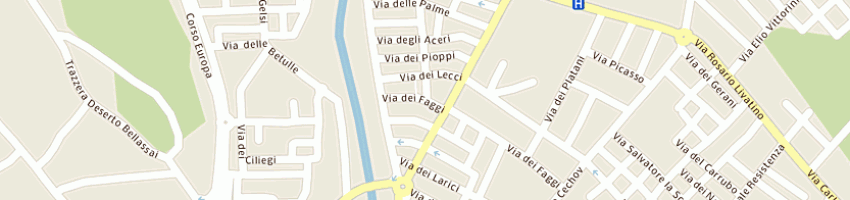 Mappa della impresa il matitone di linfanti a COMISO