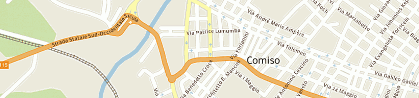 Mappa della impresa dibennardo luca a COMISO