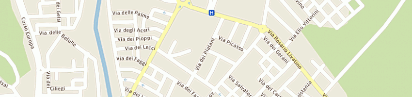 Mappa della impresa iteel di rosano ge g snc a COMISO