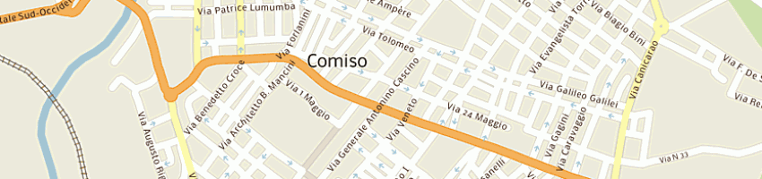 Mappa della impresa taranto michele a COMISO