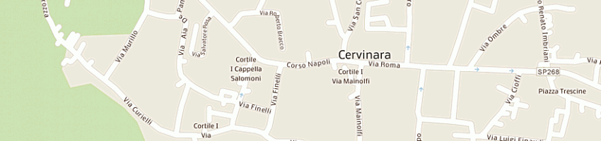 Mappa della impresa autolinee tinessa srl a CERVINARA