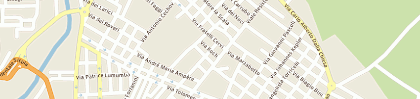 Mappa della impresa belluardo nunzio a COMISO