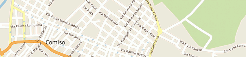 Mappa della impresa degno roberto a COMISO