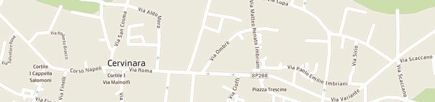 Mappa della impresa iglio e perrotta studio legale a CERVINARA