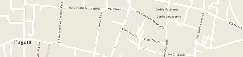 Mappa della impresa centro legnami di cirota raffaele a PAGANI