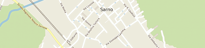 Mappa della impresa farmacia centrale dei dottri francesco paolo e pasqualino franco snc a SARNO