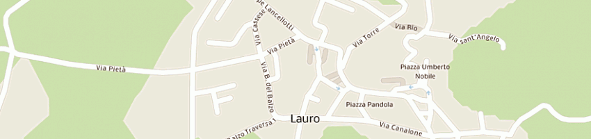 Mappa della impresa bossone giuseppina a LAURO