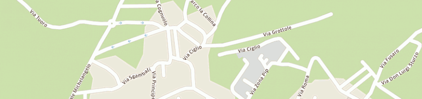 Mappa della impresa magic look di ferrante maria a SIRIGNANO