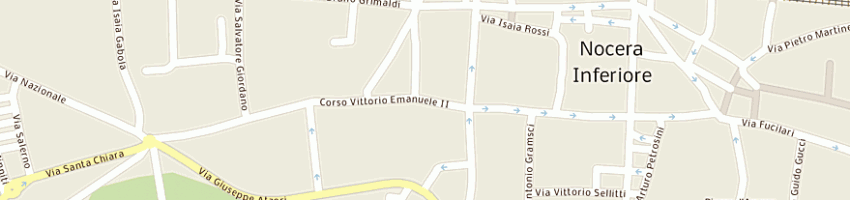 Mappa della impresa punto si di caso antonella a NOCERA INFERIORE