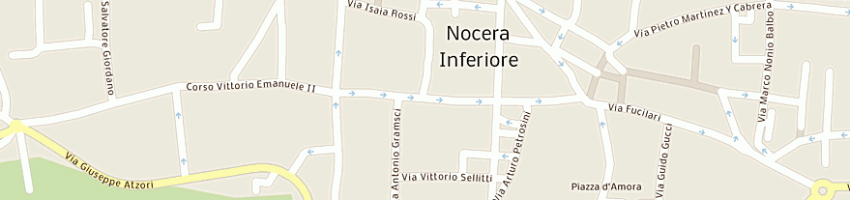 Mappa della impresa pizzeria antica trattia del corso di buongusto nunzio a NOCERA INFERIORE