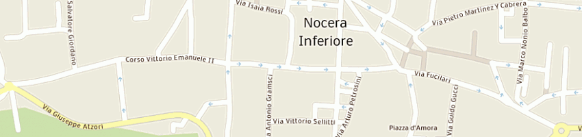 Mappa della impresa palladino alfonso a NOCERA INFERIORE
