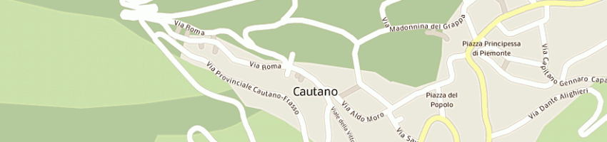 Mappa della impresa ristorante bar flli battaglia srl a CAUTANO