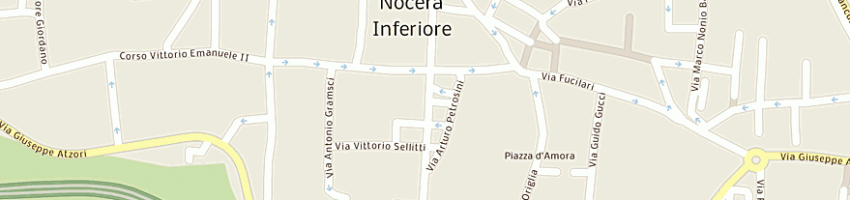 Mappa della impresa centro moda italia sas a NOCERA INFERIORE