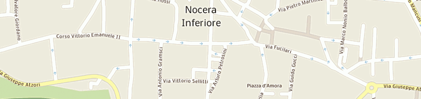 Mappa della impresa maiorino antonio a NOCERA INFERIORE