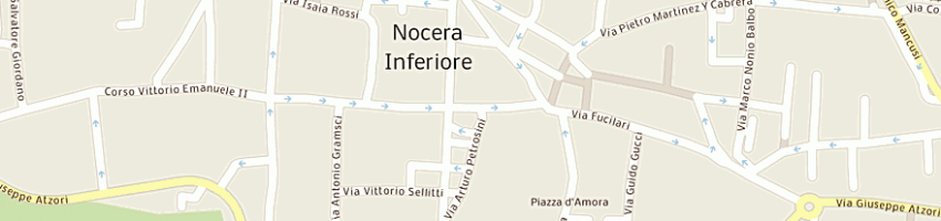 Mappa della impresa 'emora' cooperativa sociale a NOCERA INFERIORE