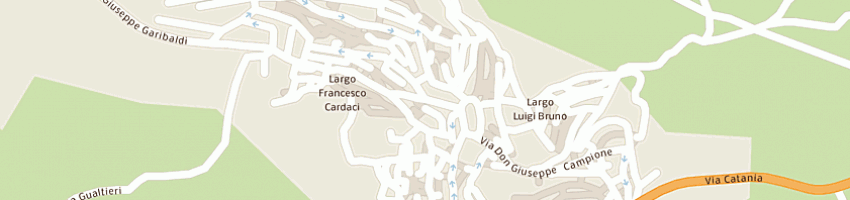 Mappa della impresa chinnici viaggi di chinnici giuseppe a REGALBUTO