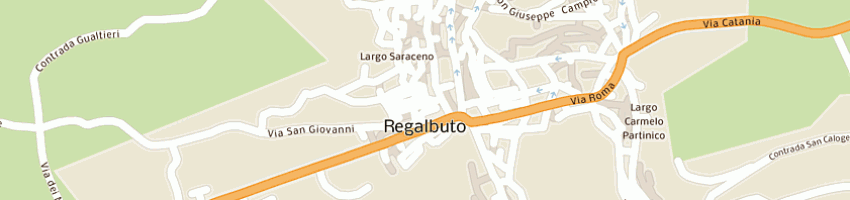 Mappa della impresa renna giuseppa a REGALBUTO