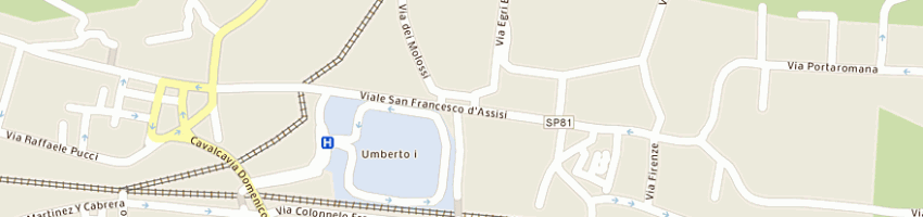 Mappa della impresa ospedale umberto i asl sa 1 a NOCERA INFERIORE