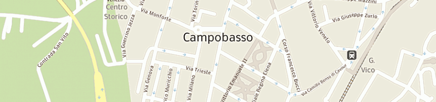 Mappa della impresa associazione dei comuni molisani a CAMPOBASSO