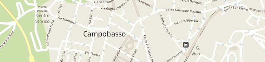 Mappa della impresa pizzeria al corso di valerio antonio a CAMPOBASSO