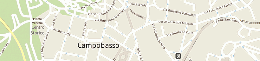 Mappa della impresa polizia a CAMPOBASSO