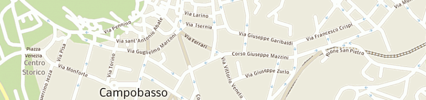 Mappa della impresa distribuzione valmolise srl a CAMPOBASSO