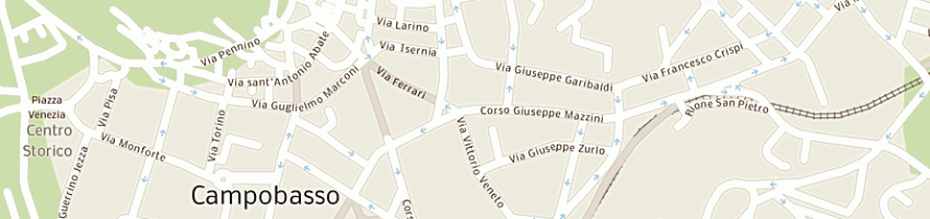 Mappa della impresa casa della lana di russo michelangelo vittorio e ugo snc a CAMPOBASSO