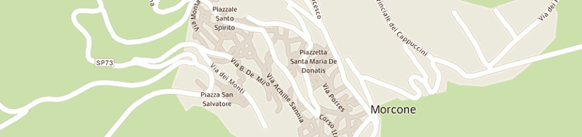 Mappa della impresa la carlina soc coop sociale a MORCONE