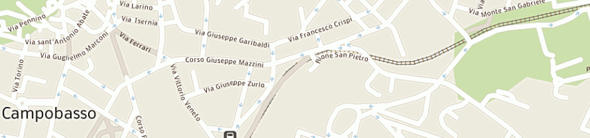 Mappa della impresa ristorante san pietro srl a CAMPOBASSO