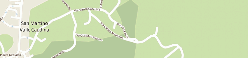 Mappa della impresa ristorante il cortile di perino sebastiano a SAN MARTINO VALLE CAUDINA